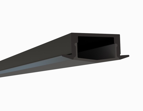 1972ASL-BB - BlackBlack Recessed LED Channel
