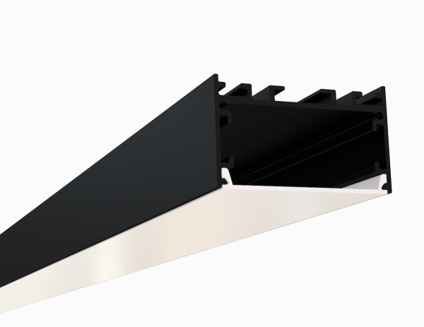 455ASL - Surface / Pendant Black LED Channel