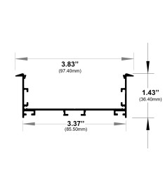 1082ASL - Recessed LED Channel