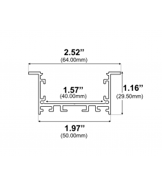 450ASL - Recessed LED Channel