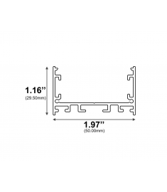 455ASL - Surface / Pendant LED Channel