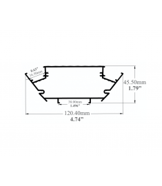 533ASL - Two Sided Linear LED Channel