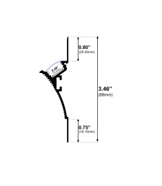 680ASL Trimless Mud-In LED Channel