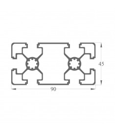 T-Slot 45x90 Extra Light G Series